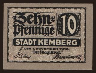 Kemberg, 10 Pfennig, 1918
