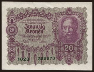 20 Kronen, 1922