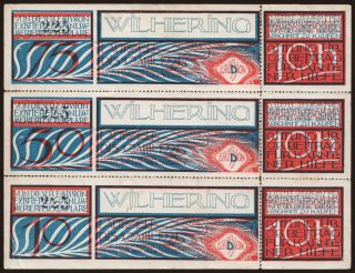 Wilhering, 10, 50, 75 Heller, 1920