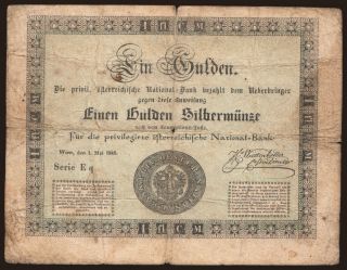 1 Gulden, 1848