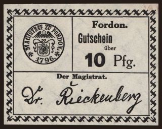 Fordon (Fordon), 10 Pfennig, 1917