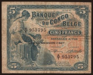 5 francs, 1947
