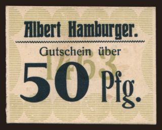 Landeshut/ Albert Hamburger, 50 Pfennig, 192?