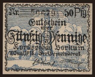 Borkum, 50 Pfennig, 1918