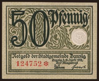 50 Pfennig, 1919
