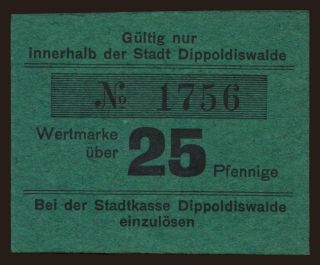 Dippoldiswalde, 25 Pfennig, 1917