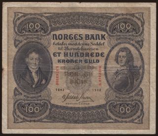 100 kroner, 1942