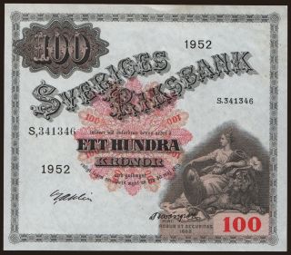 100 kronor, 1952