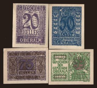 Oberalm, 20, 50, 75, 99 Heller, 1920
