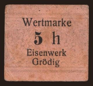 Grödig/ Eisenwerk, 5 Heller, 1920