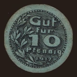 Neuburg/ Gewerbebank, 10 Pfennig, 1917