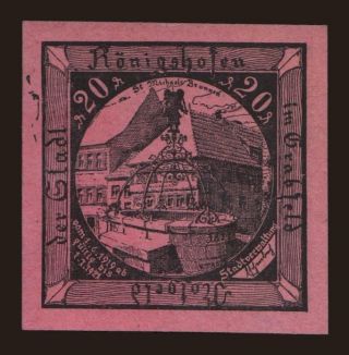 Königshofen, 20 Pfennig, 1920