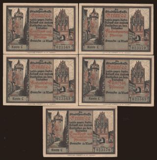 Gransee, 25 Pfennig - 1.75 Mark, 1921