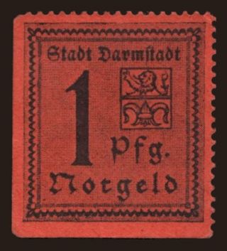 Darmstadt, 1 Pfennig, 1920