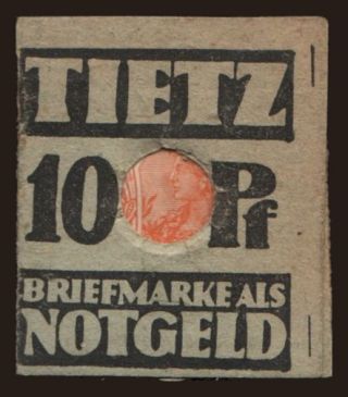 Berlin/ Tietz, 10 Pfennig, 191?