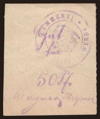 Bischofswerda/ Kämmerei, 50 Pfennig, 1917