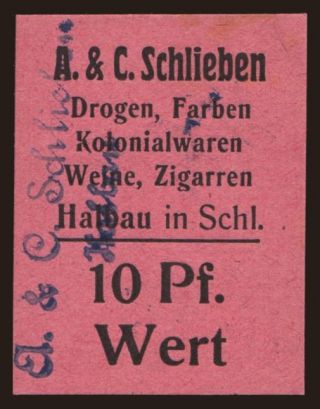 Halban/ A. & C. Schlieben, 10 Pfennig, 192?