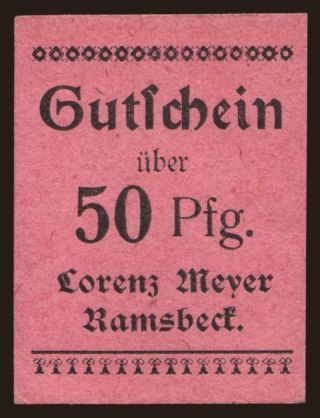 Ramsbeck/ Lorenz Meyer, 50 Pfennig, 1919