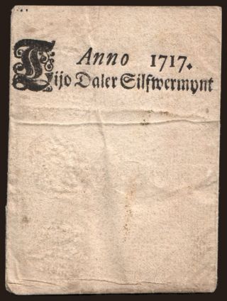 10 daler, 1717