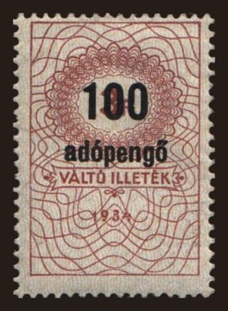 100 adópengő, 1946