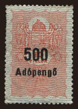 500 adópengő, 1946