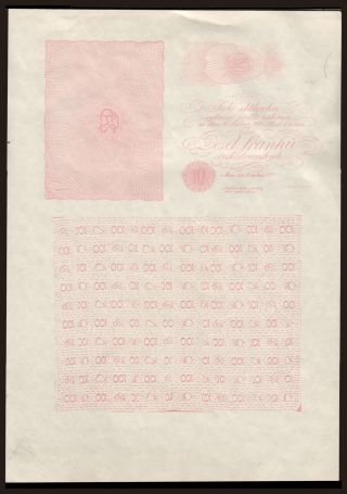 100 frankov, 1919