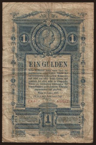 1 Gulden, 1882