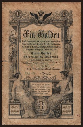 1 Gulden, 1866
