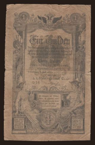1 gulden, 1866, falsum