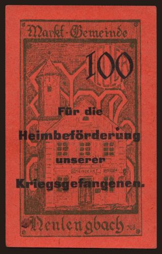 Neulengbach, 100 Heller, 1920