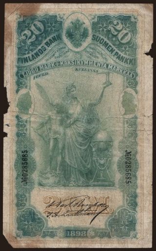 20 markkaa, 1898