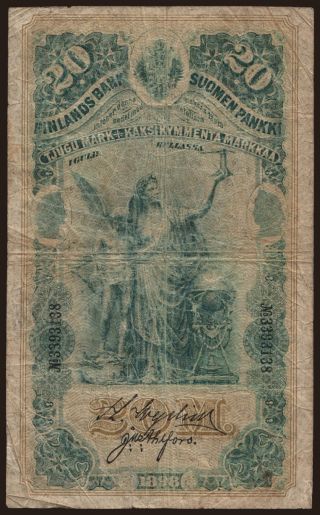 20 markkaa, 1898