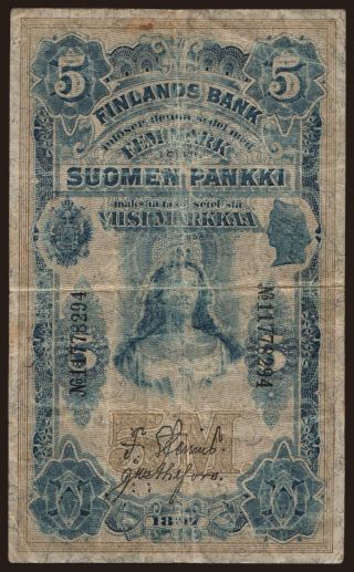 5 markkaa, 1897