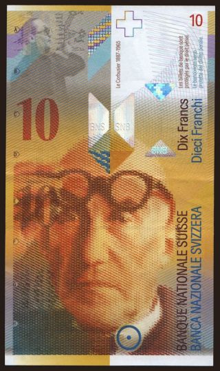 10 francs, 2000
