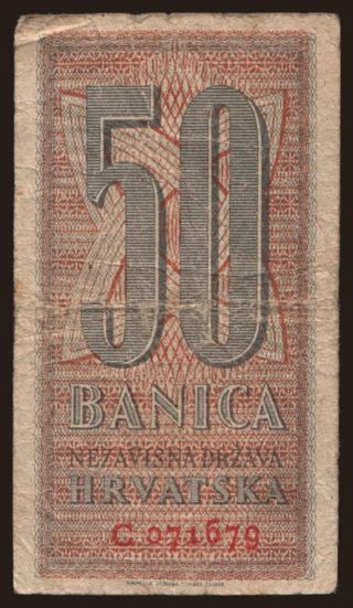 50 banica, 1942