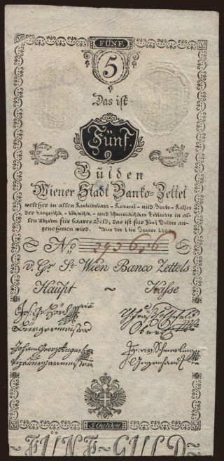 5 Gulden, 1800