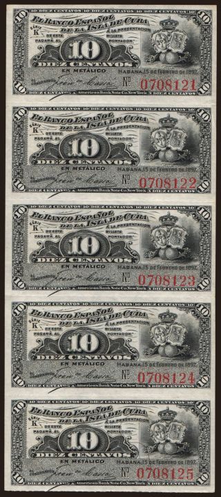 10 centavos, 1897, 5x
