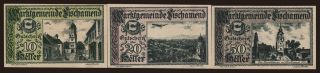 Fischamend, 10, 20, 50 Heller, 1920