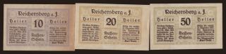 Reichersberg, 10, 20, 50 Heller, 1920