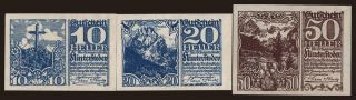 Hinterstoder, 10, 20, 50 Heller, 1920