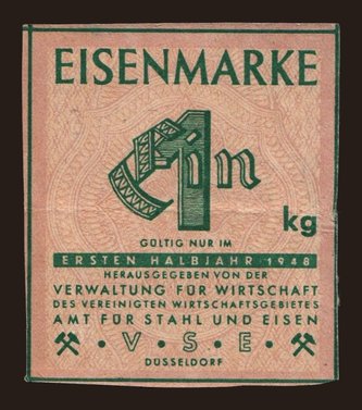 Eisenmarke, 1 Kg, 1948