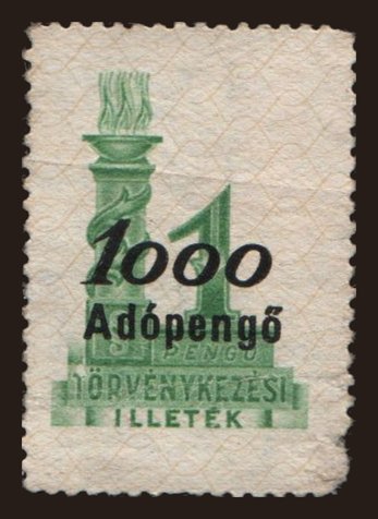 1000 adópengő, 1946