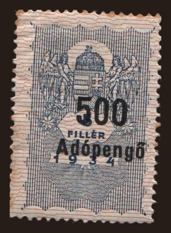500 adópengő, 1946
