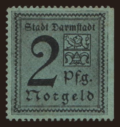 Darmstadt, 2 Pfennig, 1920