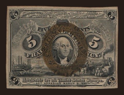 5 cents, 1863