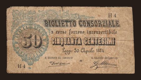50 centesimi, 1874