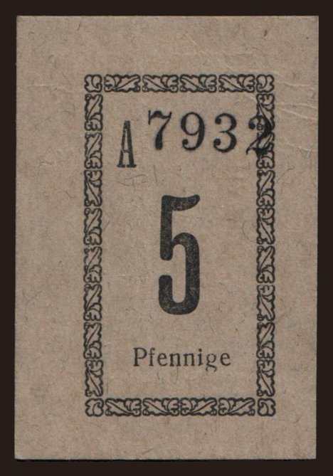 Herne/ Bergwerksgesellschaft, 5 Pfennig, 191?