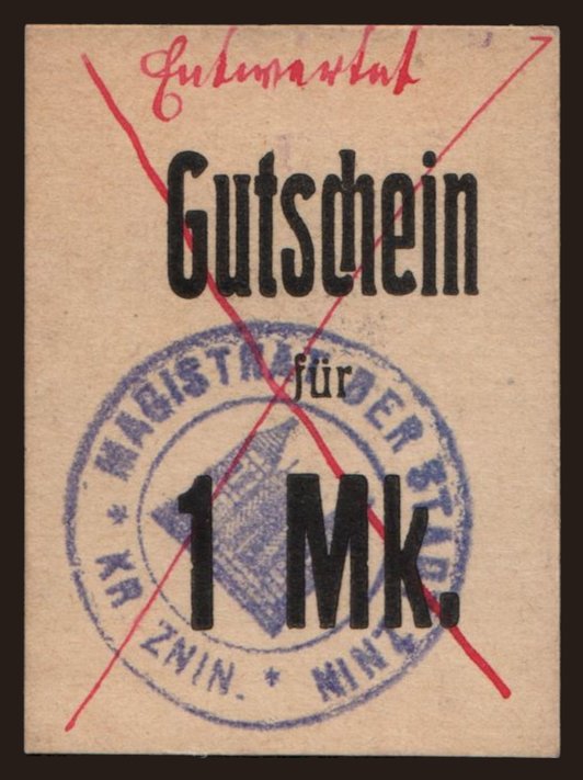 Znin, 1 Mark, 1917