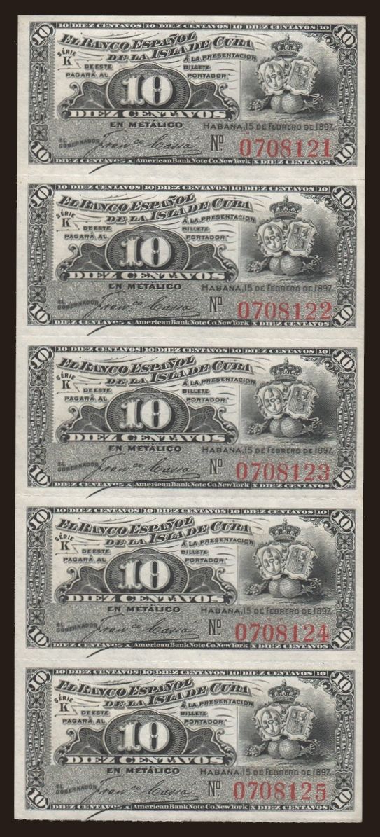 10 centavos, 1897, 5x