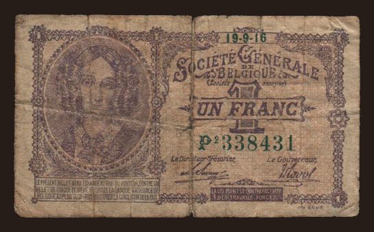 1 franc, 1916